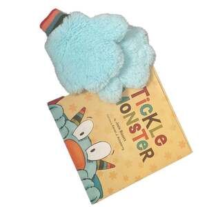 Tickle Monster Laughter Kit Hardcover Book & Fluffy Gloves